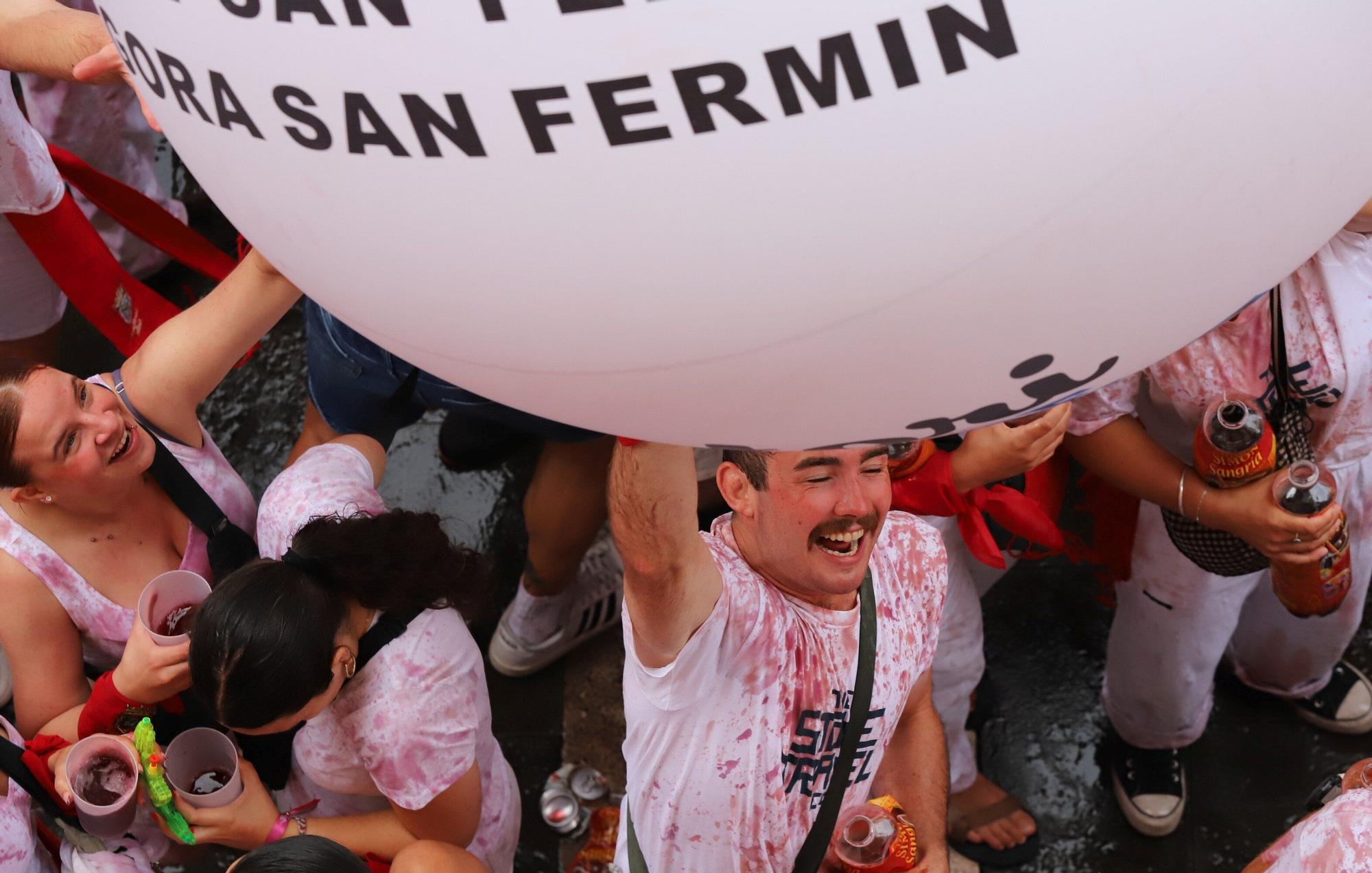 San Fermín 2025 | Momentos previos al lanzamiento del Chupinazo