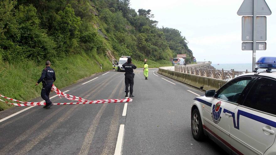 Un motorista fallece en un accidente en la N-634 en Getaria