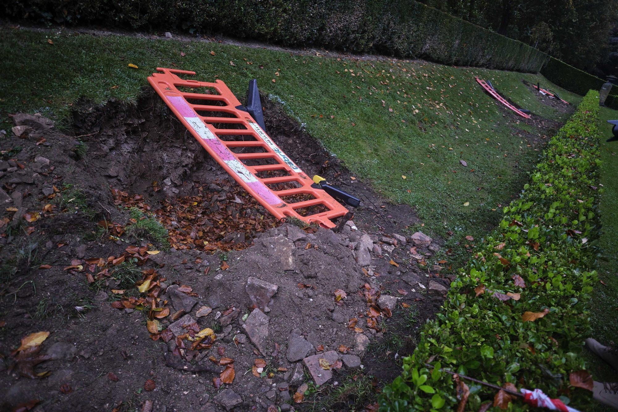 Las primeras estatuas se trasladarán de Sarasate a la Taconera la próxima semana