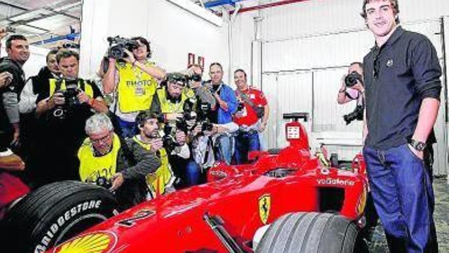 Fernando Alonso se estrena con Ferrari