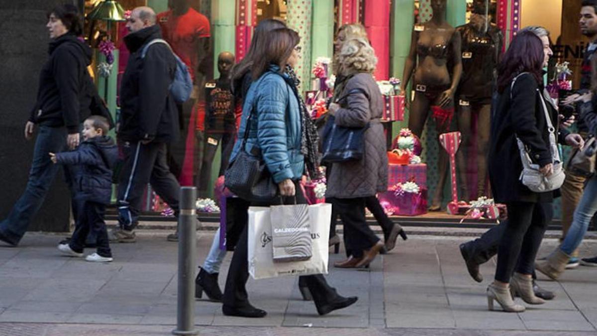 Compras navideñas durante el &#039;Black Friday&#039;.