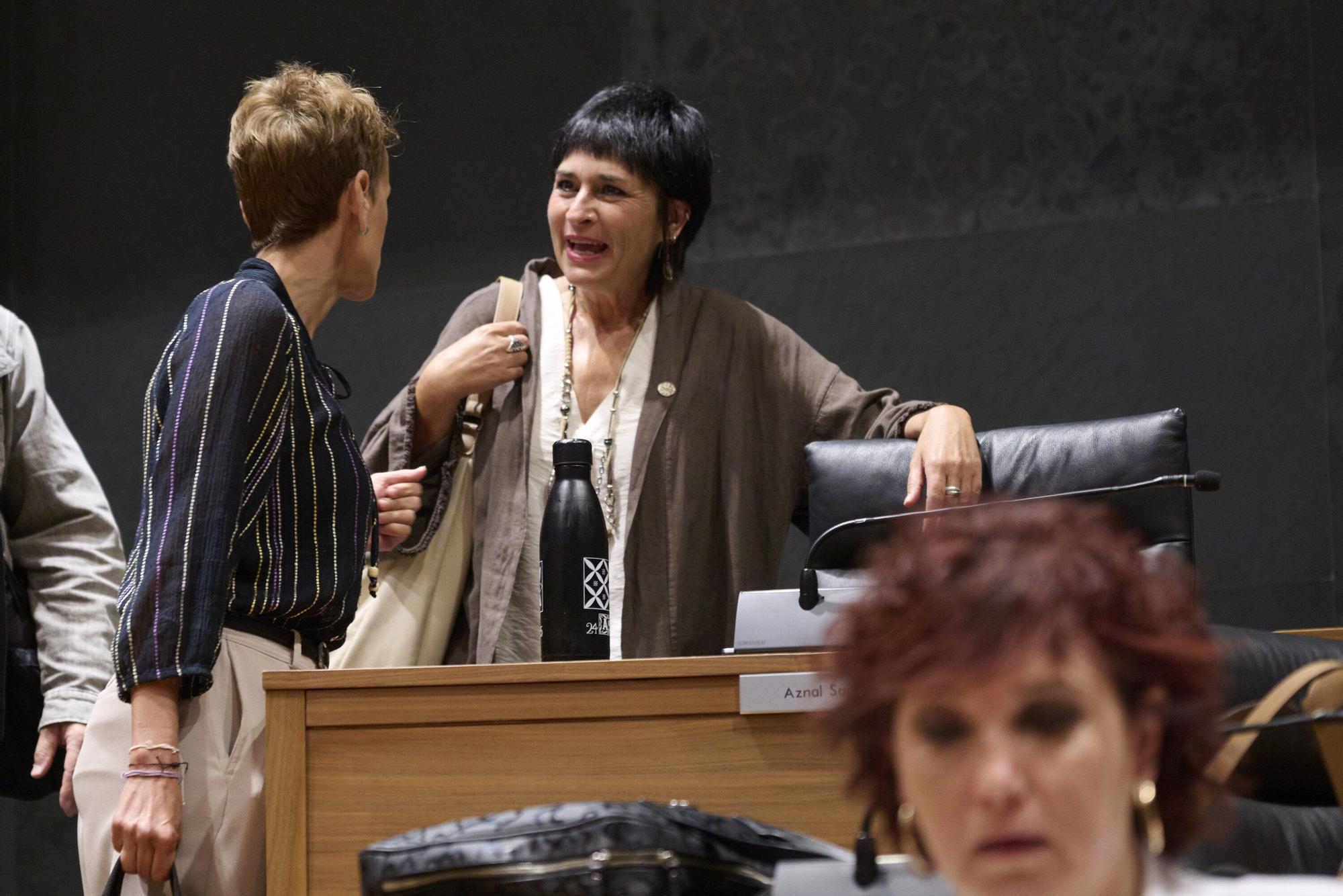 Fotos del pleno del Parlamento de Navarra (primero del curso 2025-26)