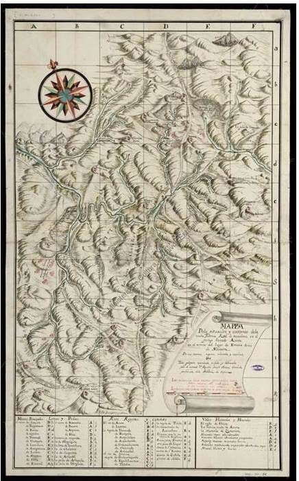 Asura eta Zumarrezta burdinolen eta inguruko meategien zehaztasunaBrujas (1641).