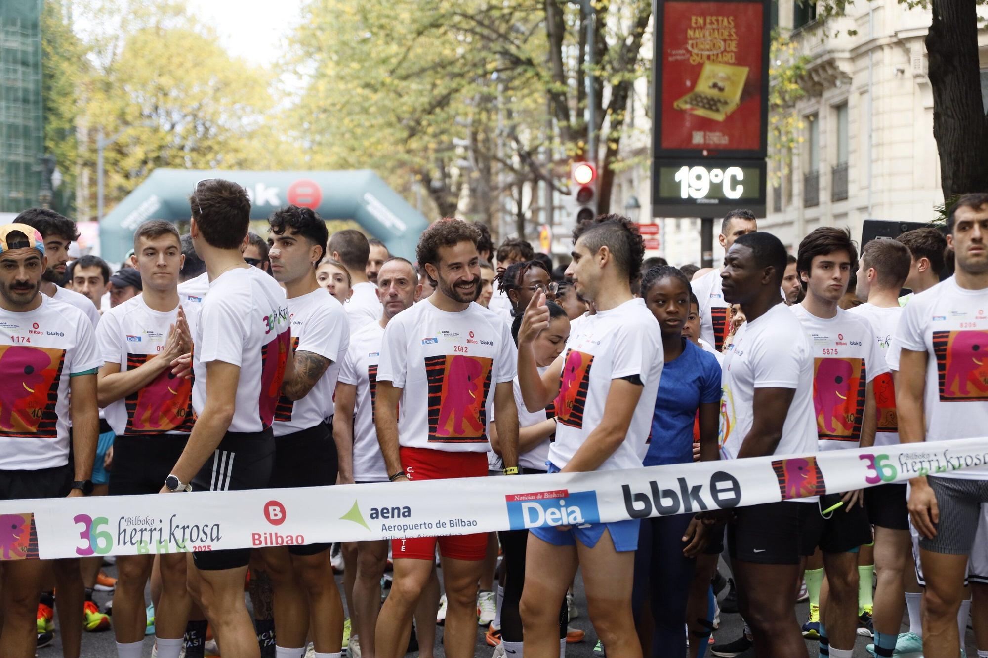 En imágenes: la Herri Krosa calienta motores en Bilbao
