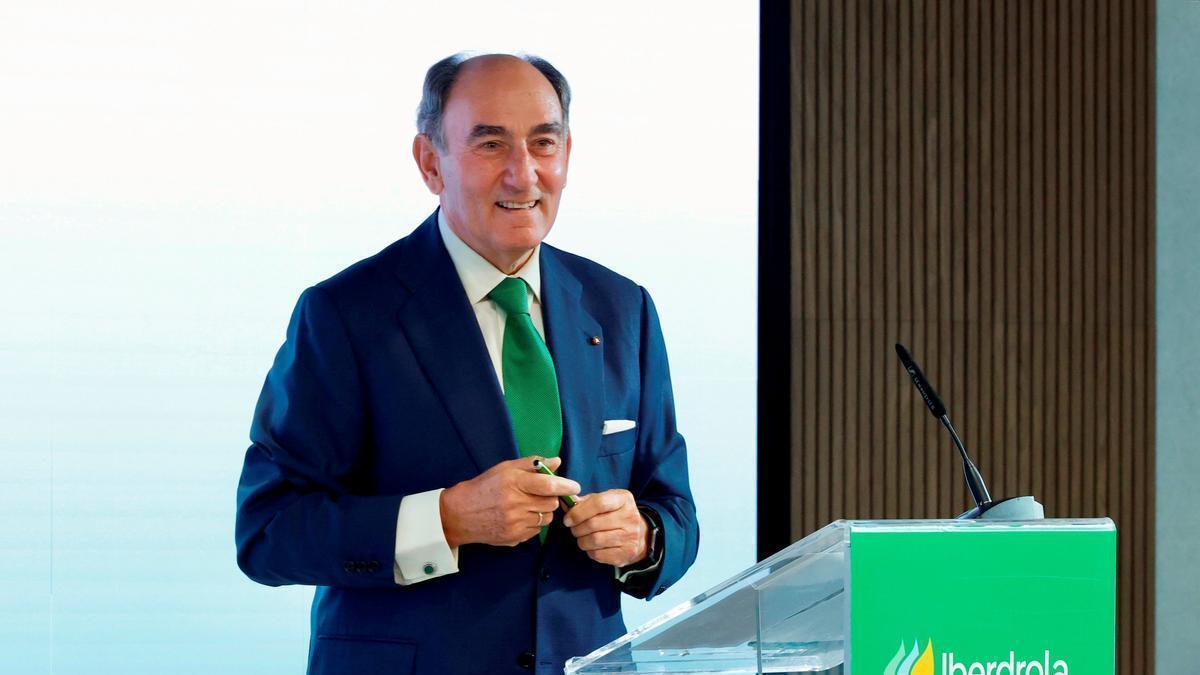 El presidente de Iberdrola, Ignacio Galán.