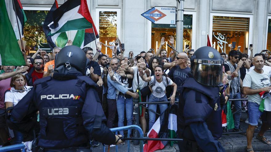 Las protestas propalestina obligan a suspender la última etapa de la Vuelta