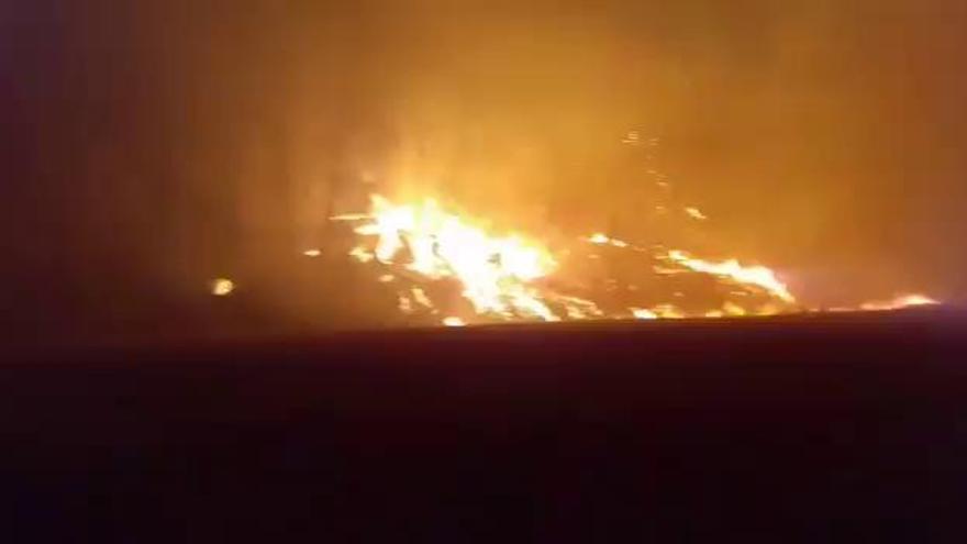 Incendio en Tafalla la noche del martes al miércoles