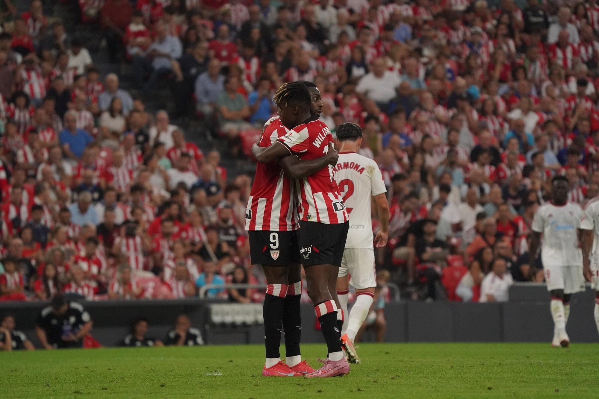 El Athletic-Sevilla, en imágenes