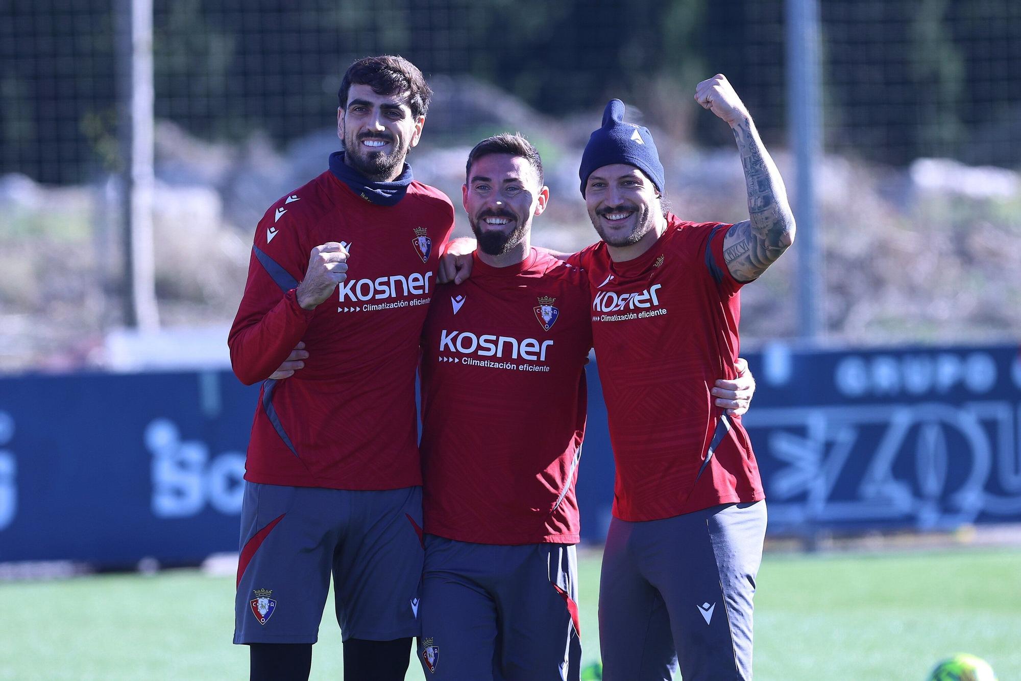 Fotos del entrenamiento de Osasuna de este jueves 27 de noviembre