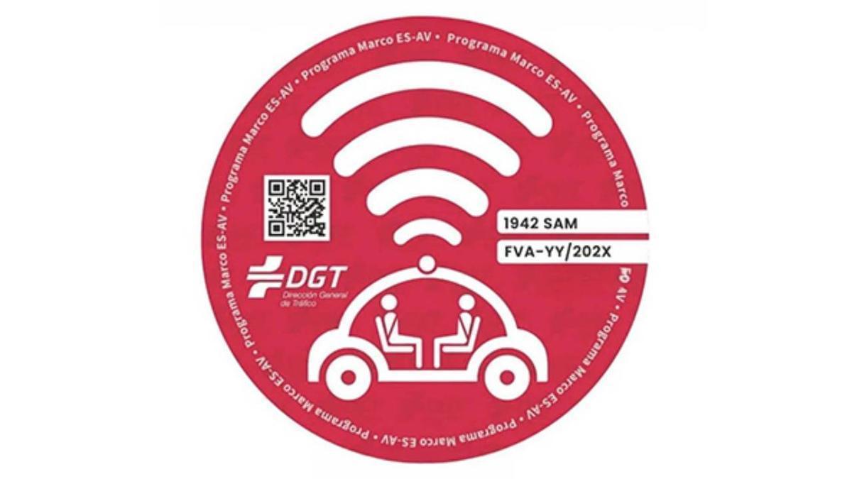 La nueva etiqueta roja de la DGT