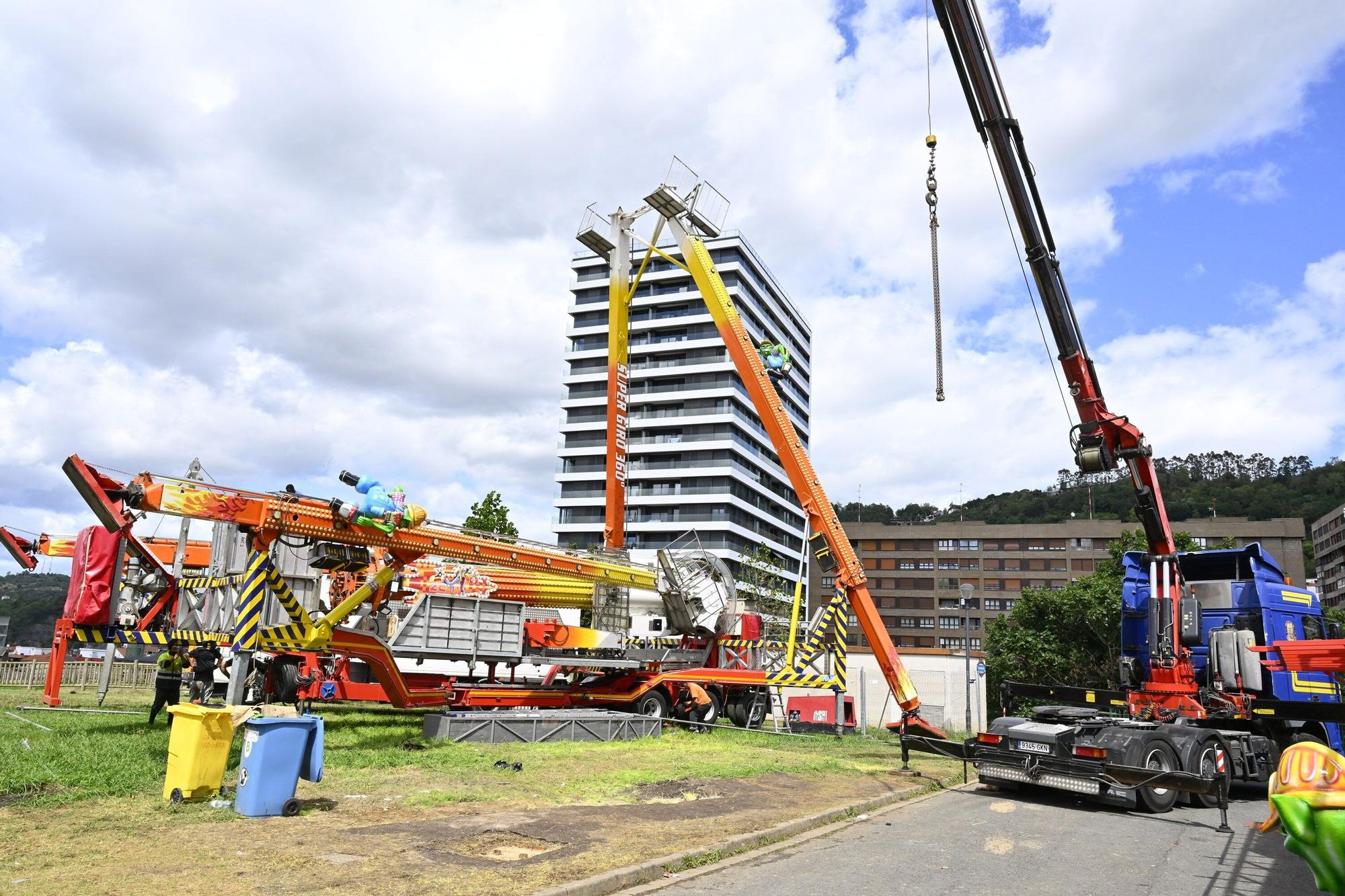 En fotos: las barracas se despiden del parque Etxebarria hasta el año que viene