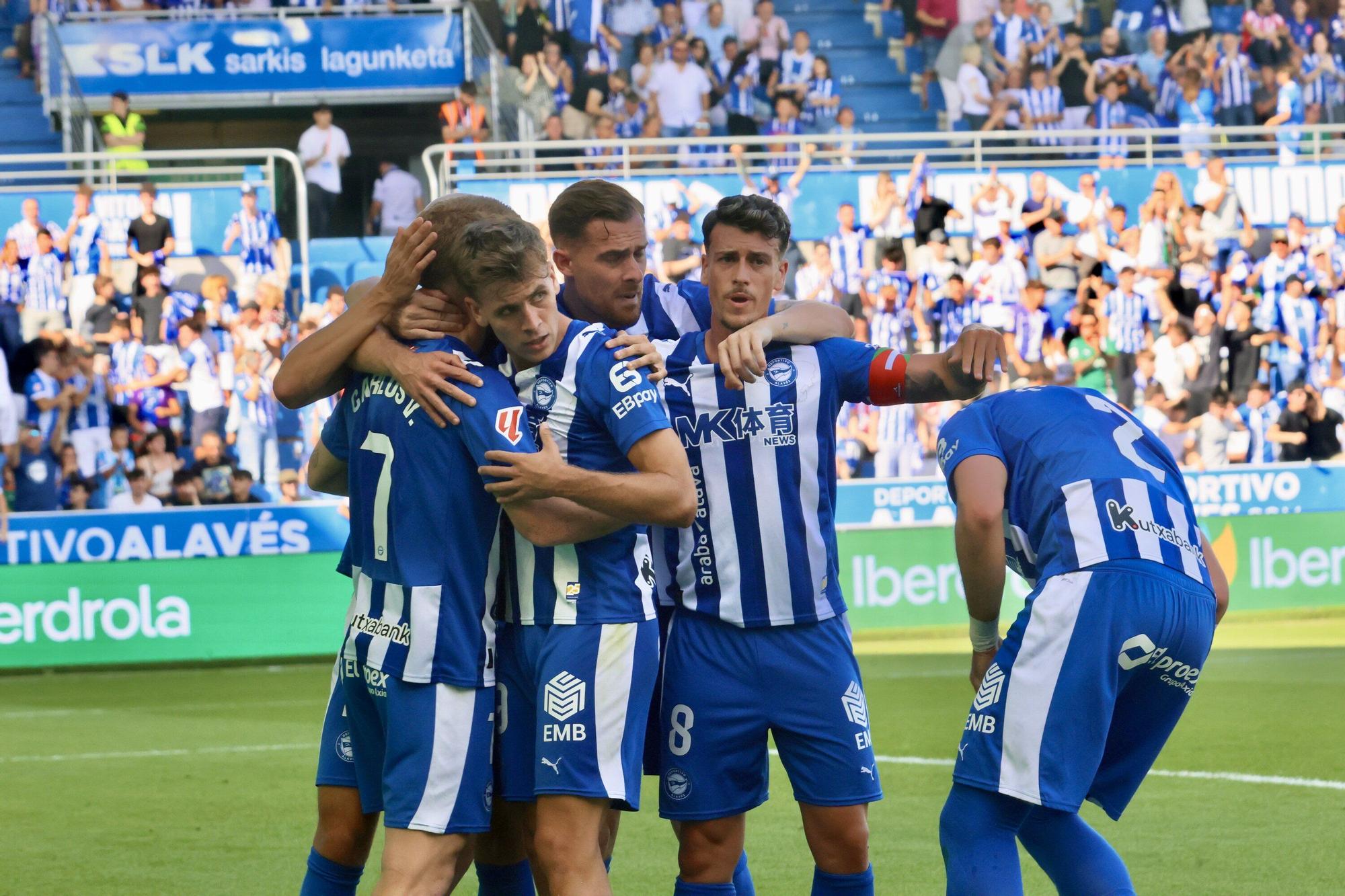 En imágenes: Un punto de oro para el Alavés tras empatar con el Atlético
