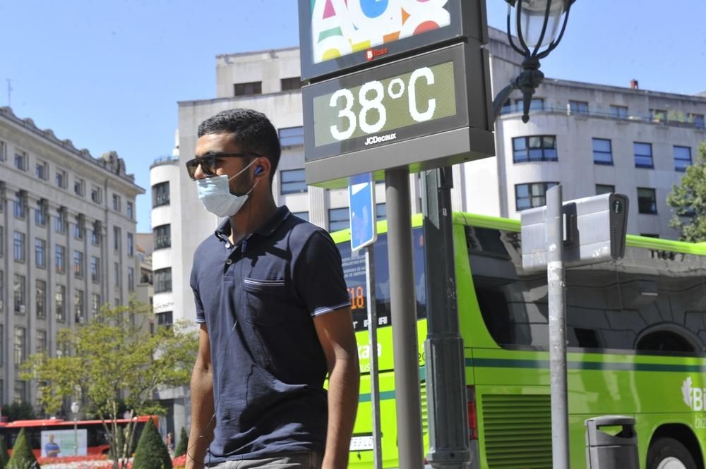 Jornada de intenso calor en Bizkaia