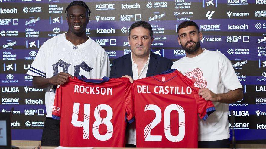 Osasuna | Fotos de la presentación de Romain del Castillo y de Rockson Yeboah