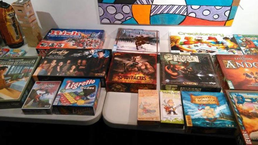 Una sesión de juegos de mesa anterior.