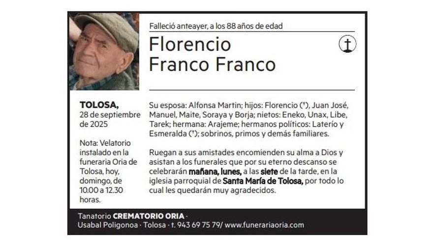 Florencio Franco Franco