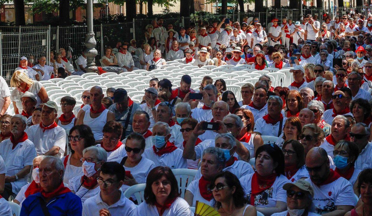 SAN FERMÍN | Jotas navarras en el Paseo Sarasate