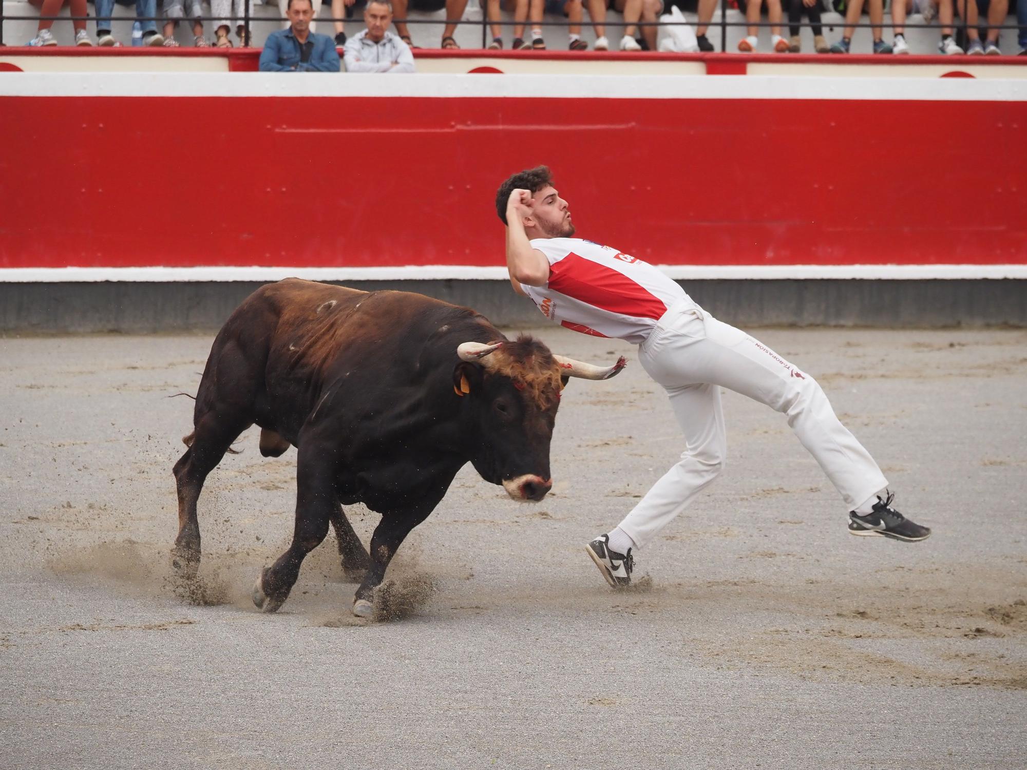 El extremeño Israel Pérez 'Ruso' se estrena con victoria en el Campeonato de Recortadores de Azpeitia