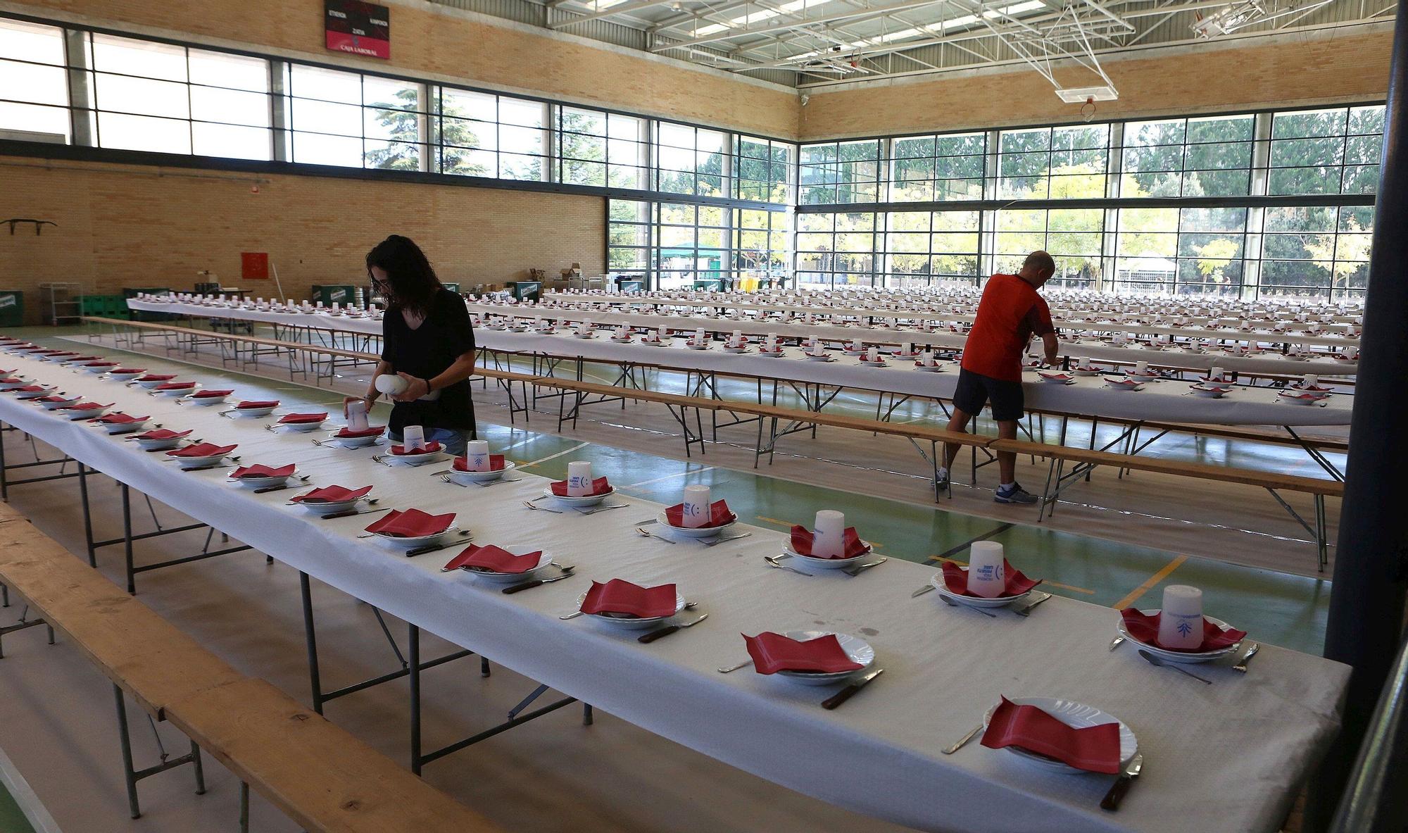 FOTOS | Preparativos del Nafarroa Oinez 2025 en Villava - Atarrabia