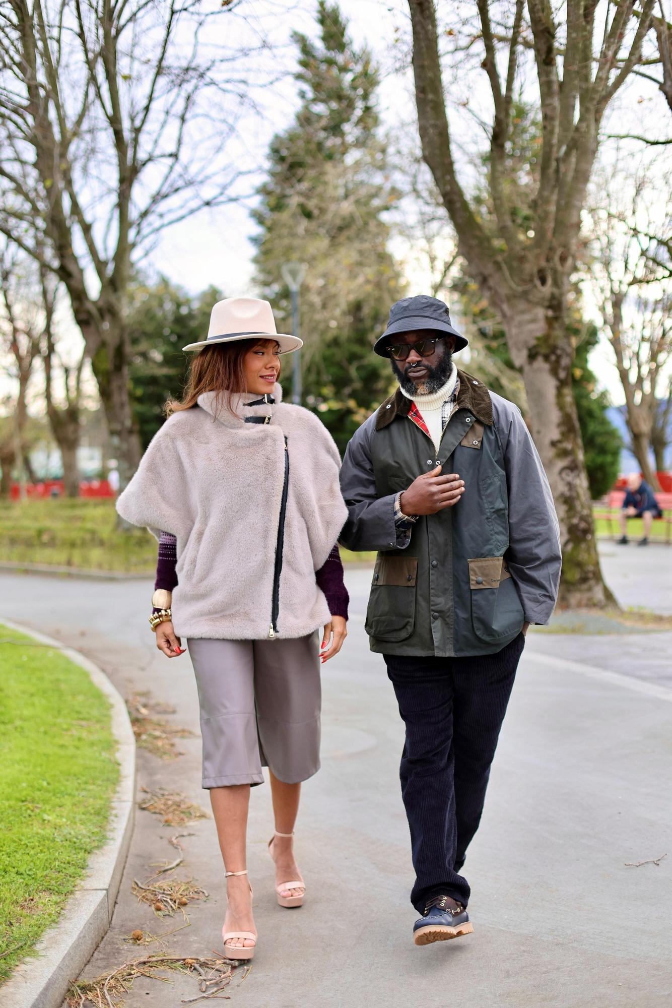 Un momento del desfile &#039;Vísteme de Bilbao&#039; organizado por la Agrupación Empresarial BilbaoCentro en el entorno de Artxanda.