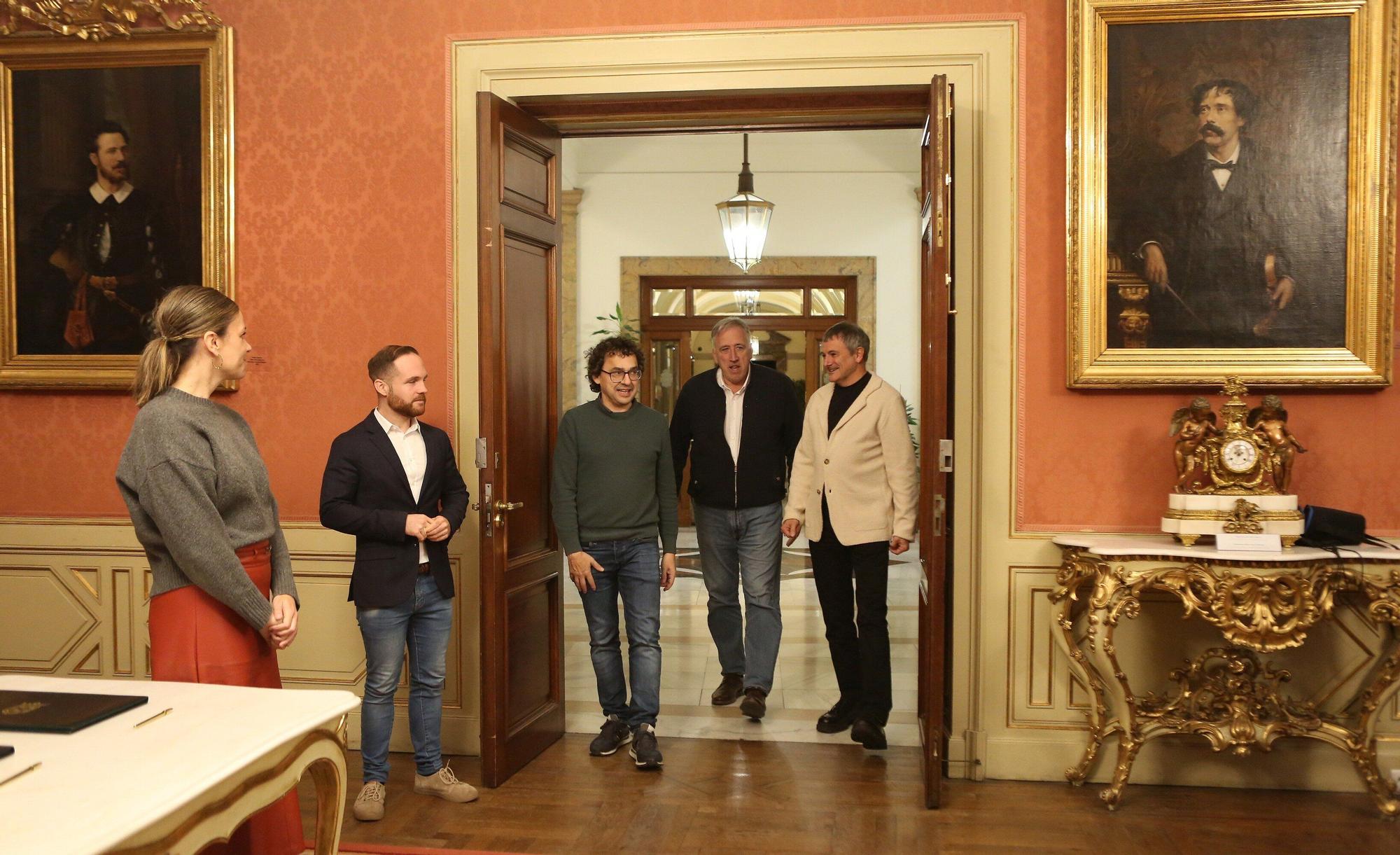 EH Bildu, Geroa Bai y Contigo Zurekin, firman, junto a PSN, el presupuesto de Pamplona 2026