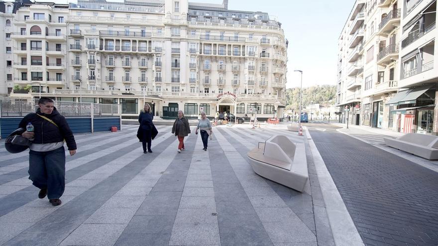 Las obras de la pasante del Topo avanzan otro paso: se abre la plaza Xabier Zubiri