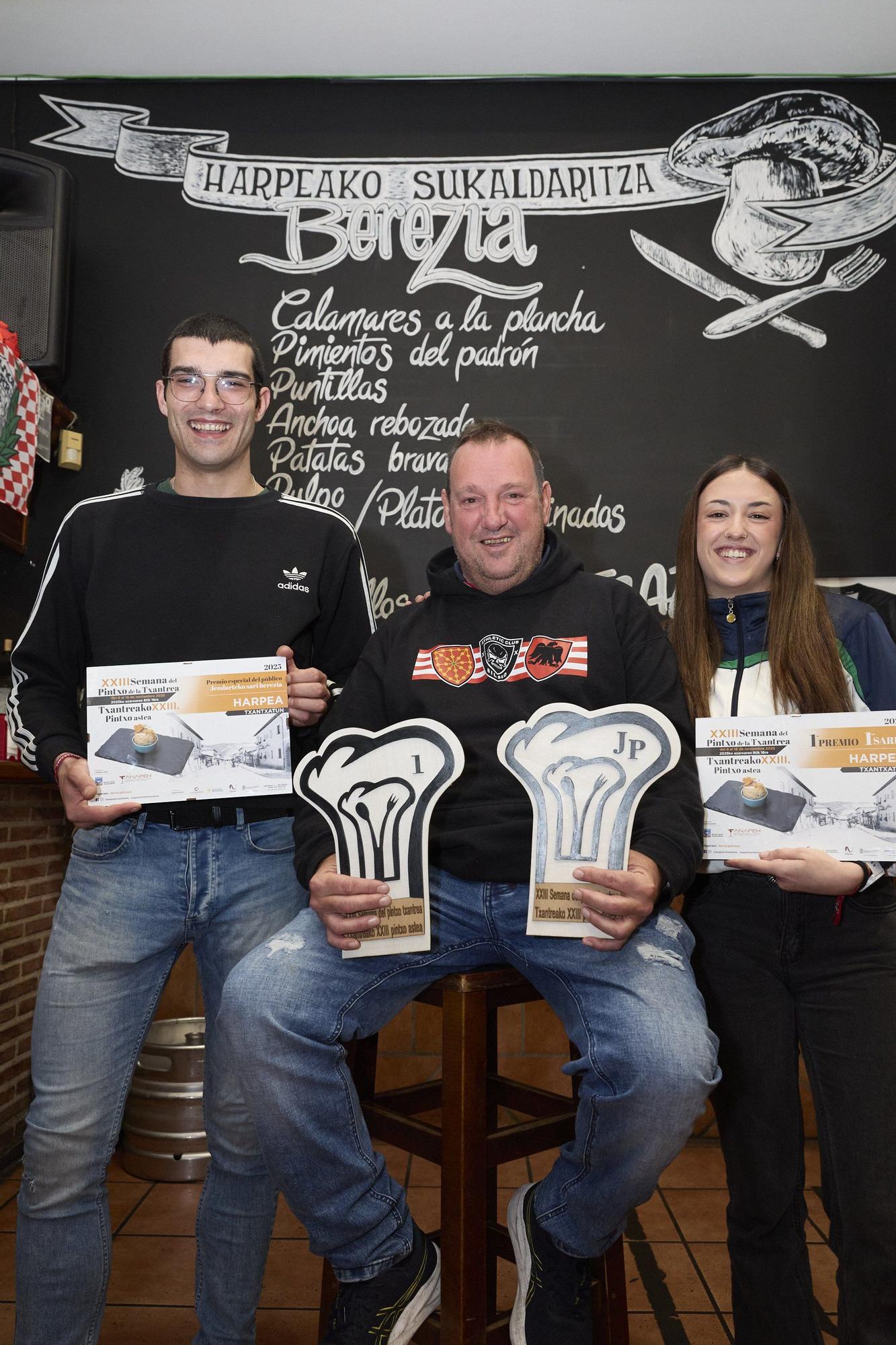 Entrega de premios de la XXIII Semana del Pintxo de la Txantrea