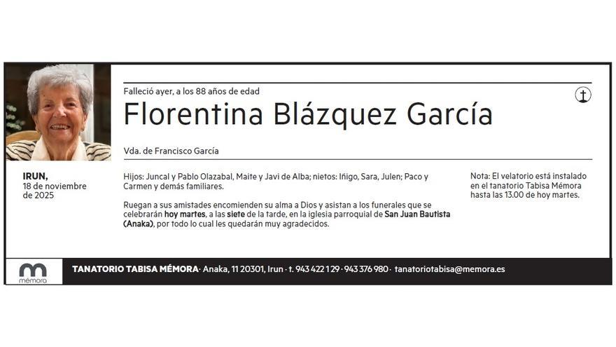 FLORENTINA BLAZQUEZ GARCIA