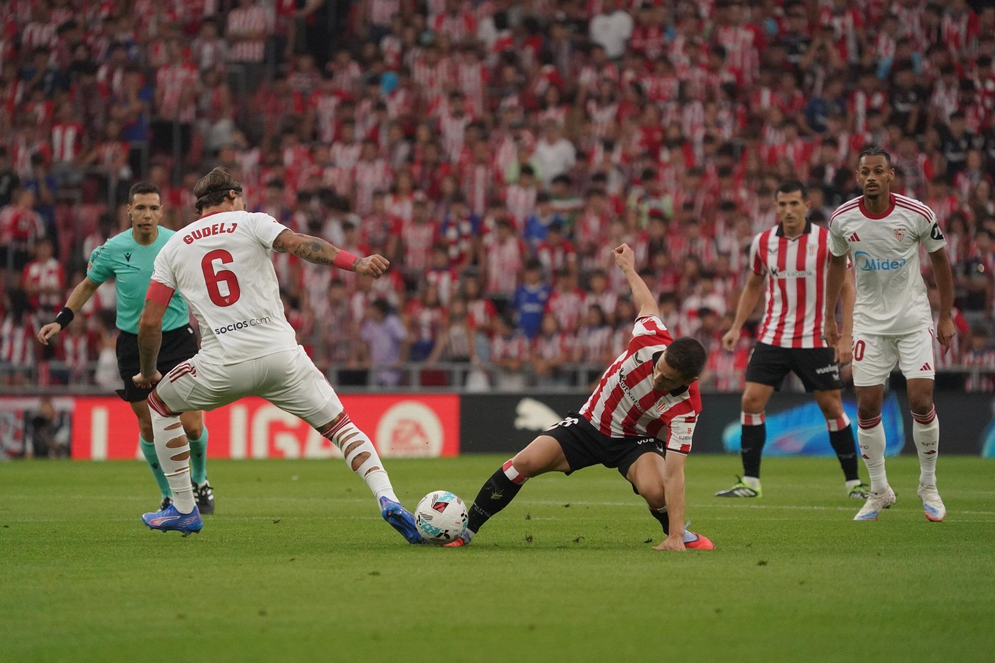 El Athletic-Sevilla, en imágenes