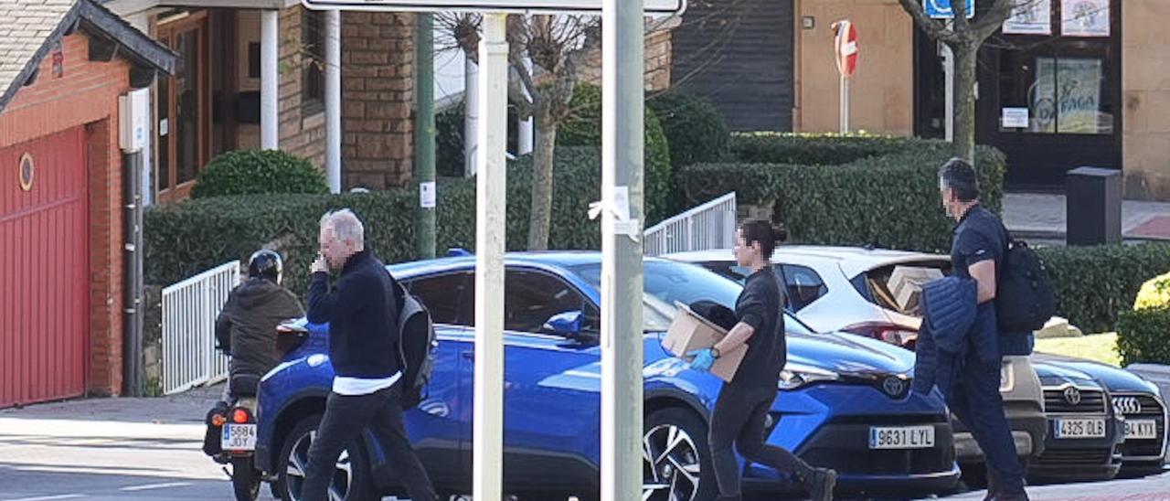 En imágenes: la Ertzaintza registra el Ayuntamiento de Getxo por el 'caso palacete'