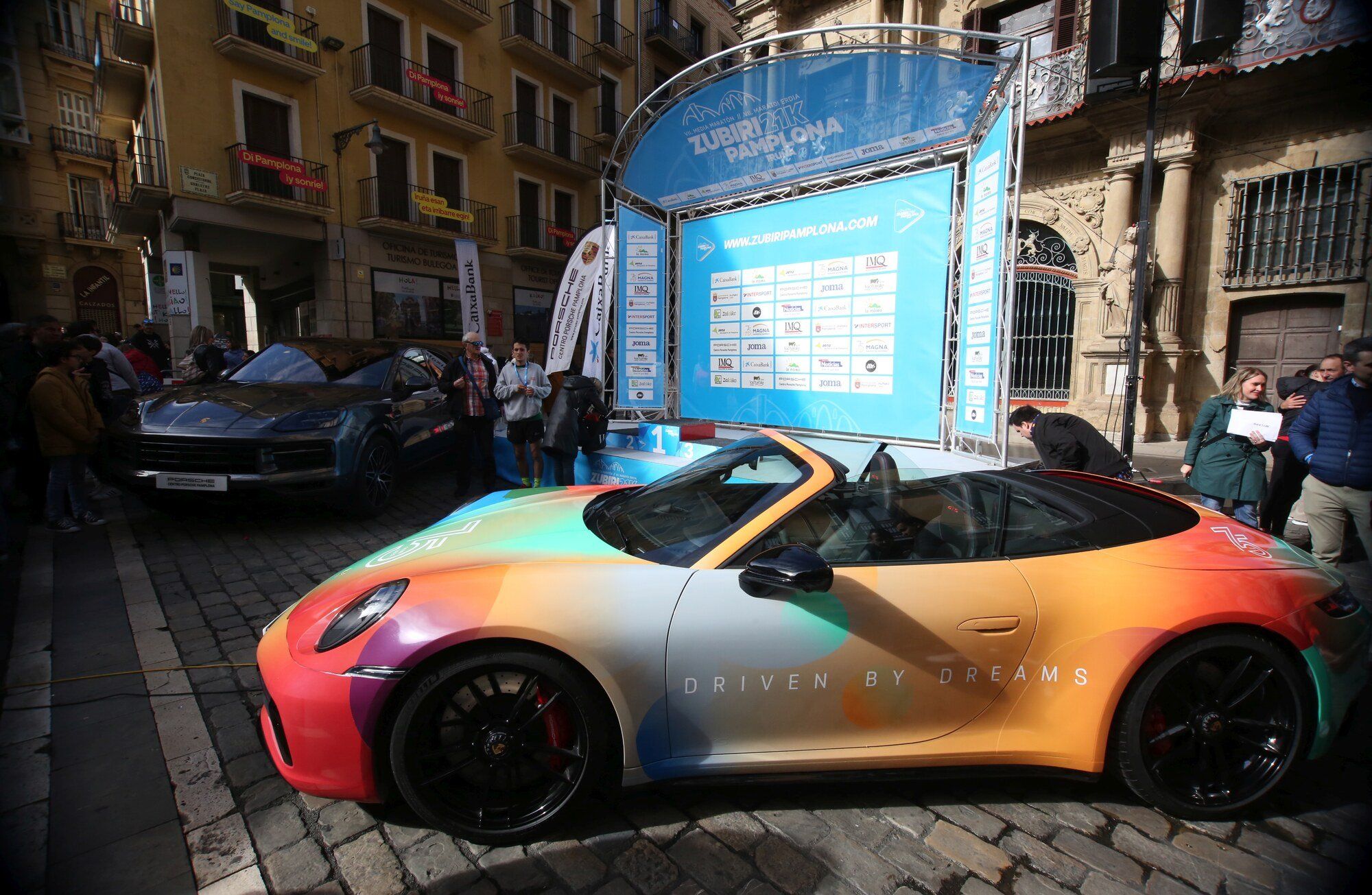 Mejores imágenes del podio de la Zubiri-Pamplona