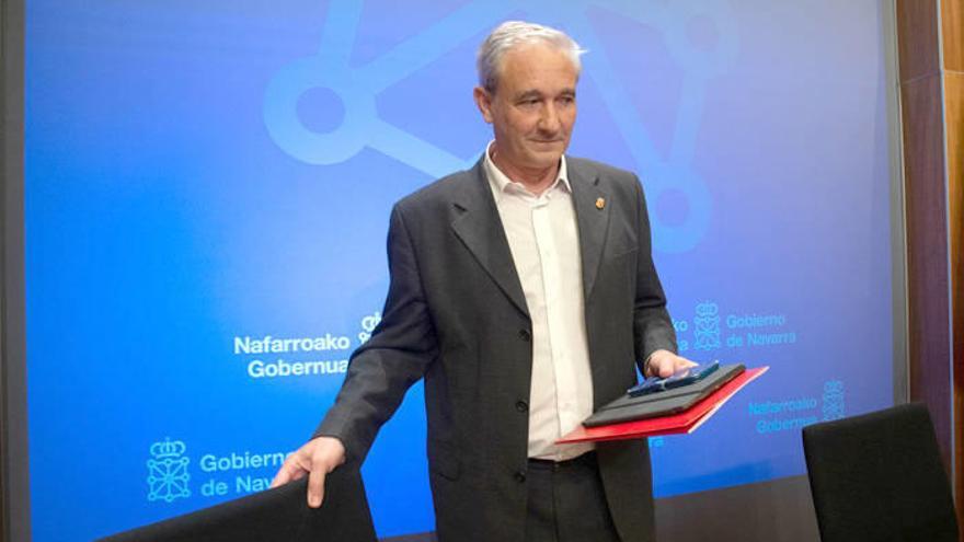 Mikel Aranburu, consejero de Hacienda y Política Financiera.