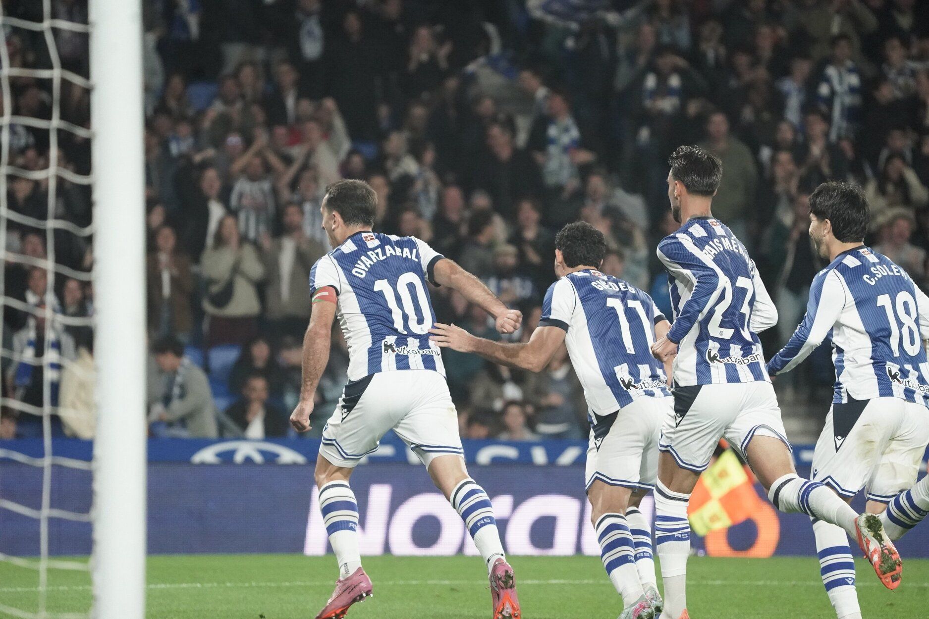 Las mejores imágenes del partido entre la Real y el Sevilla