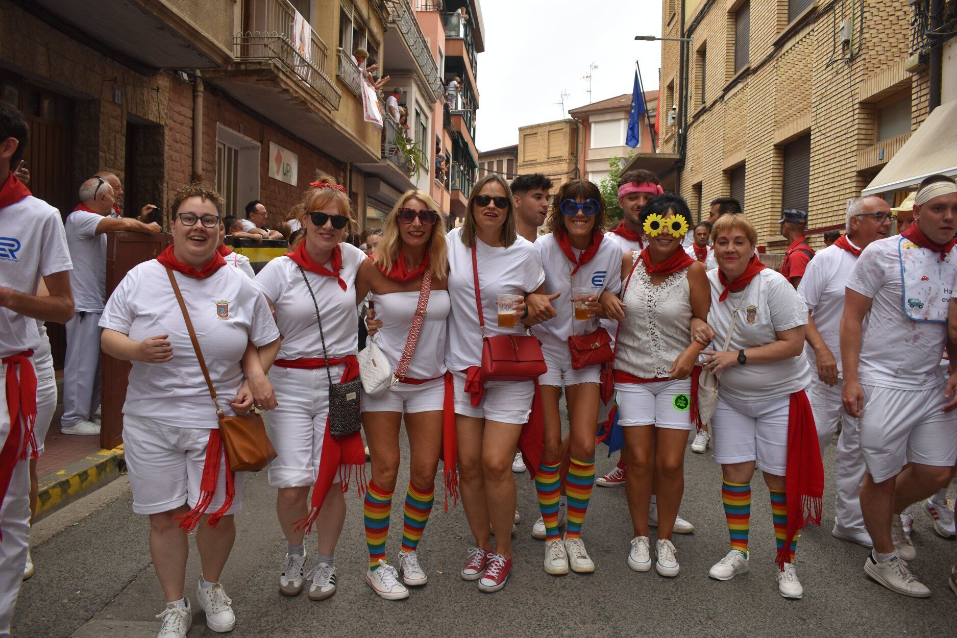 Fotos del chupinazo de fiestas de Azagra