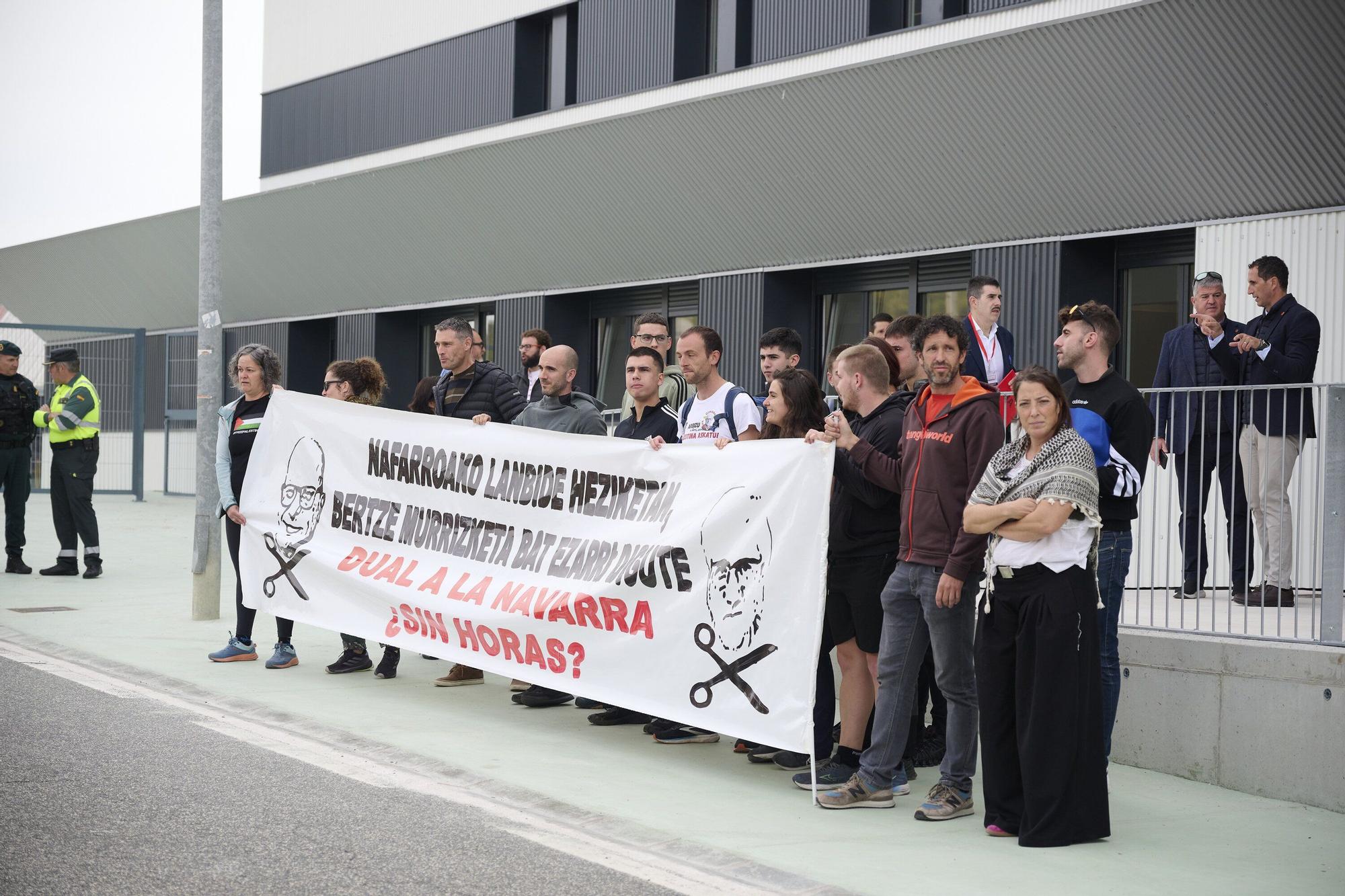 Fotos de la visita de la reina Letizia al CIP FP Lumbier IIP