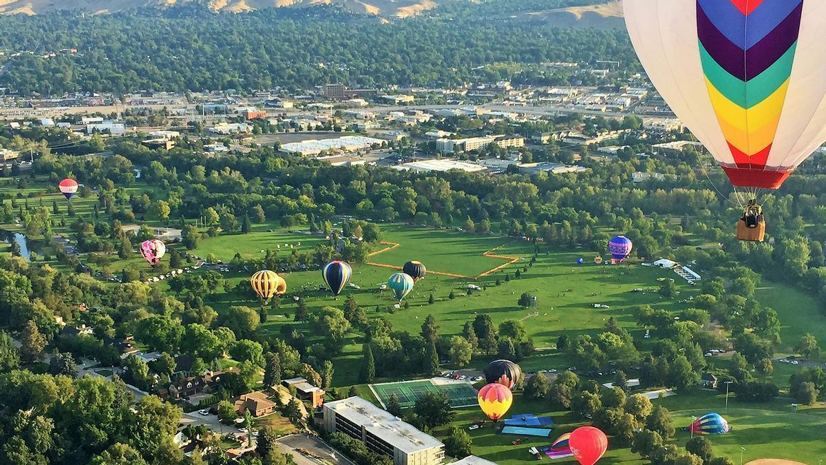 El Spirit of Boise Balloon Classic es un festival muy popular de globos aerostáticos.