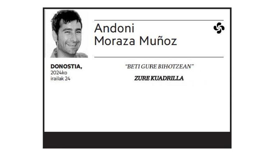 ANDONI MORAZA MUÑOZ