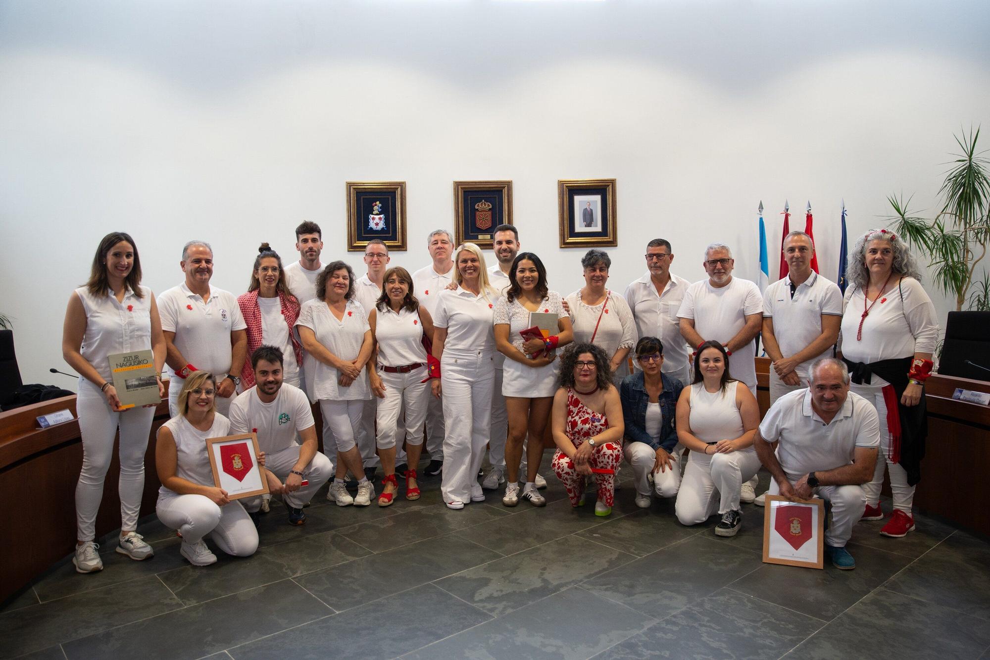 Fotos del cohete de fiestas de Zizur 2025
