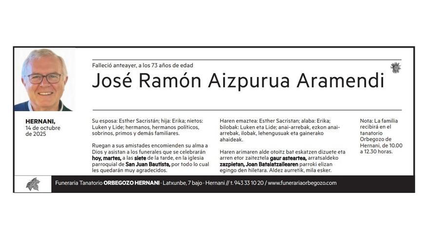José Ramón Aizpurua Aramendi