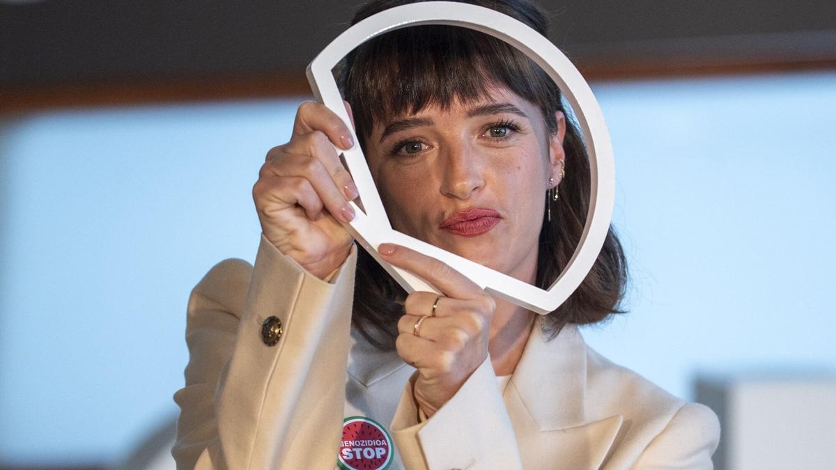 La actriz Susana Abaitua, protagonista de ‘Un fantasma en la batalla’, de Agustín Díaz Yanes.