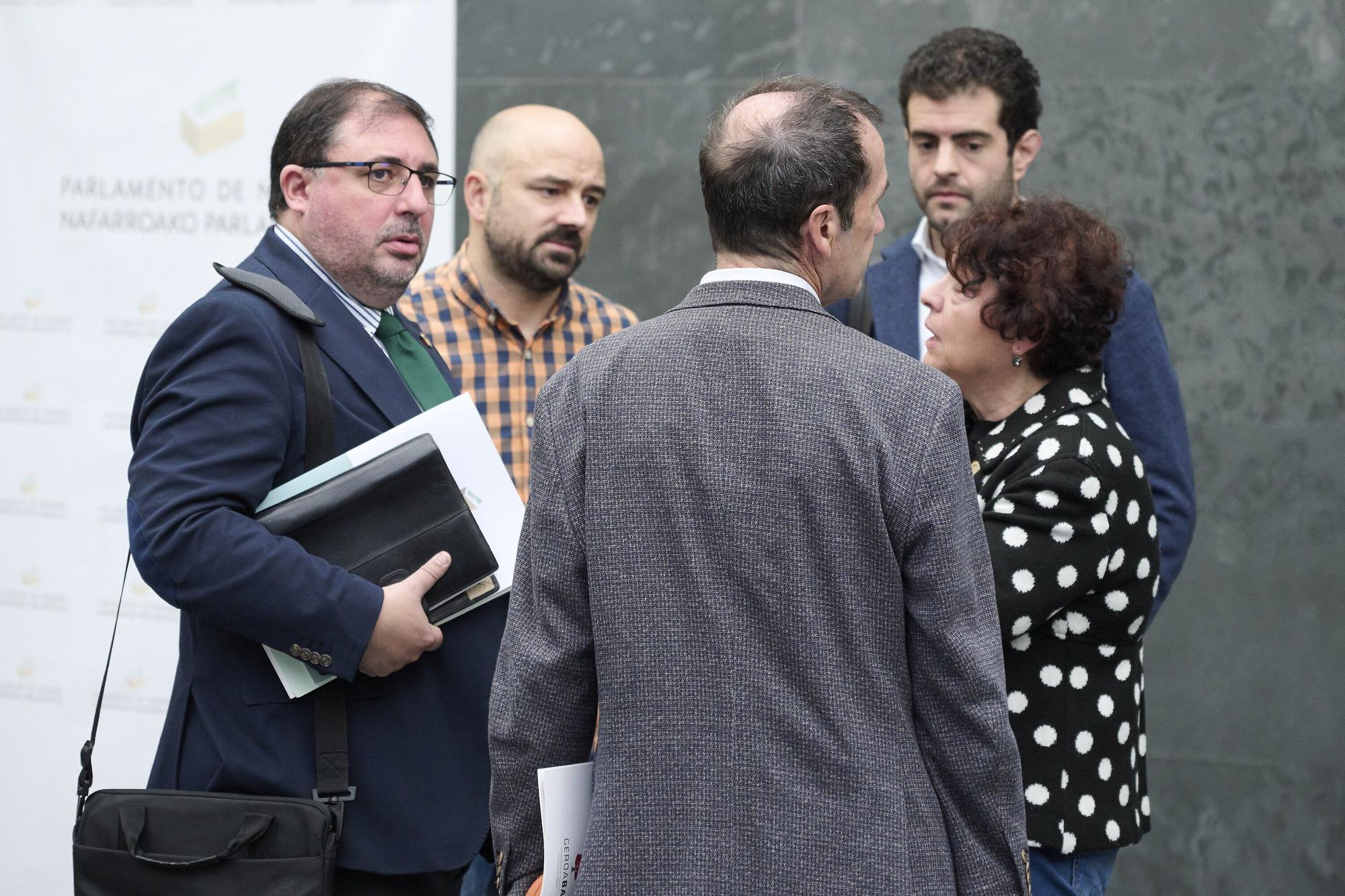 Fotos del pleno del Parlamento de Navarra de este 6 de noviembre