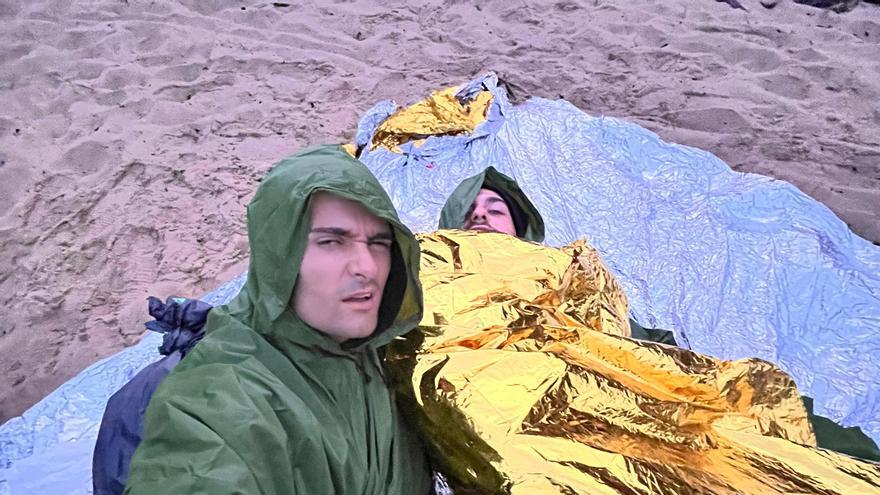 Recién levantados, listos para otra jornada de viaje.