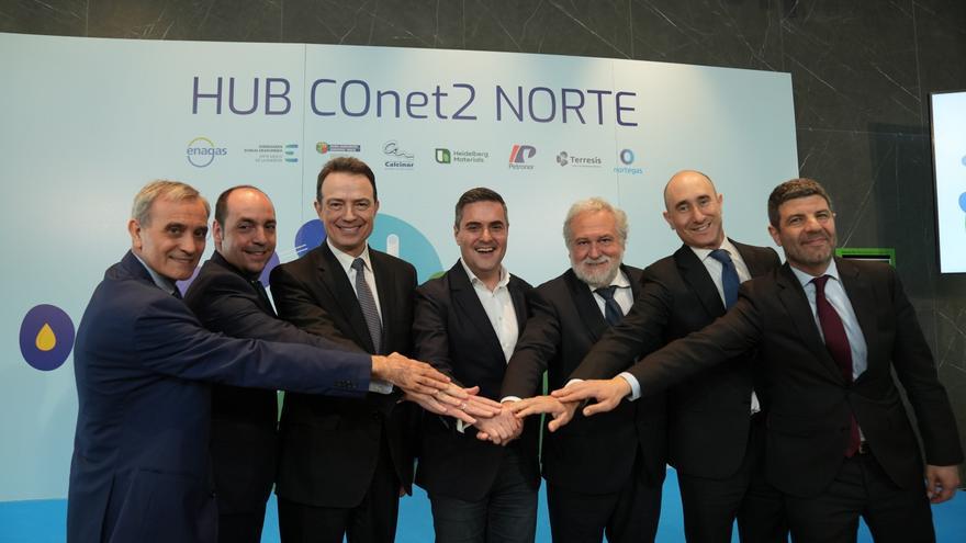 Enagás, EVE y empresas impulsan un corredor para reaprovechar el dióxido de carbono