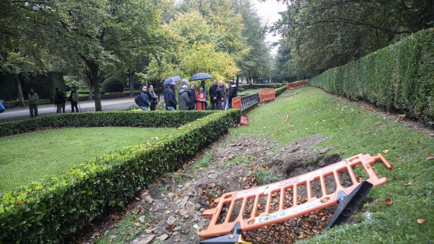 Pamplona: el inminente traslado de las estatuas deja vía libre a la reforma de Sarasate