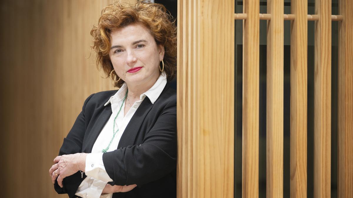 Rosa Lavín, presidenta de la Confederación de Cooperativas de Euskadi (Konfekoop).
