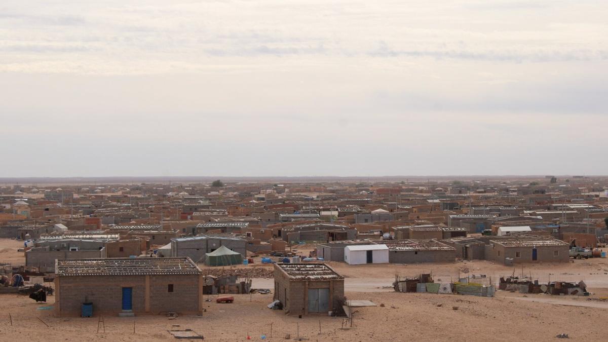 Vista de la wilaya de El Aaiún, uno de los campamentos de refugiados saharauis.