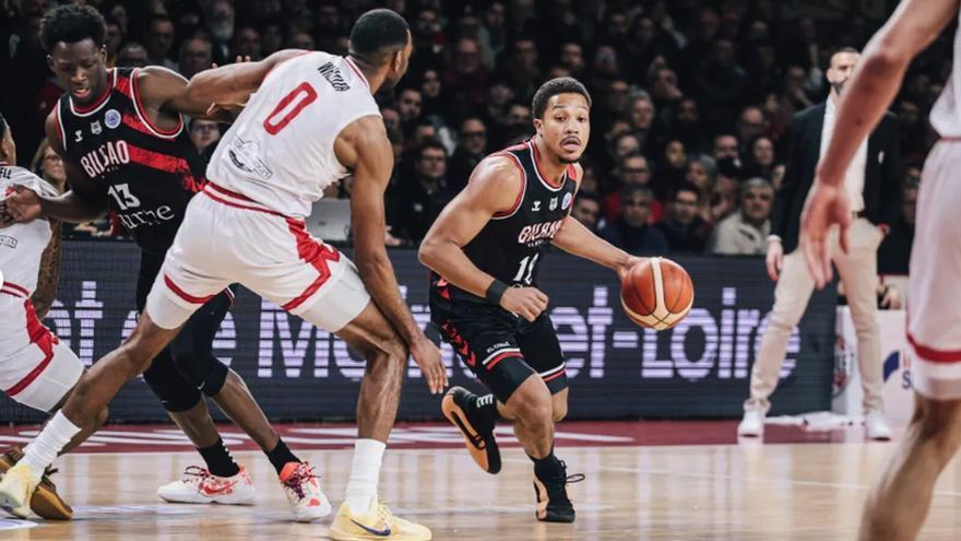 El Surne Bilbao Basket cosecha en Cholet su primera derrota continental (82-75)