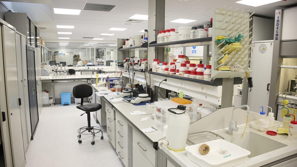 Laboratorio de una empresa biotecnológica. Laboratorio de una empresa biotecnológica.