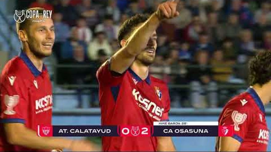 Vídeo resumen del Calatayud 0 - Osasuna 6 de Copa del Rey