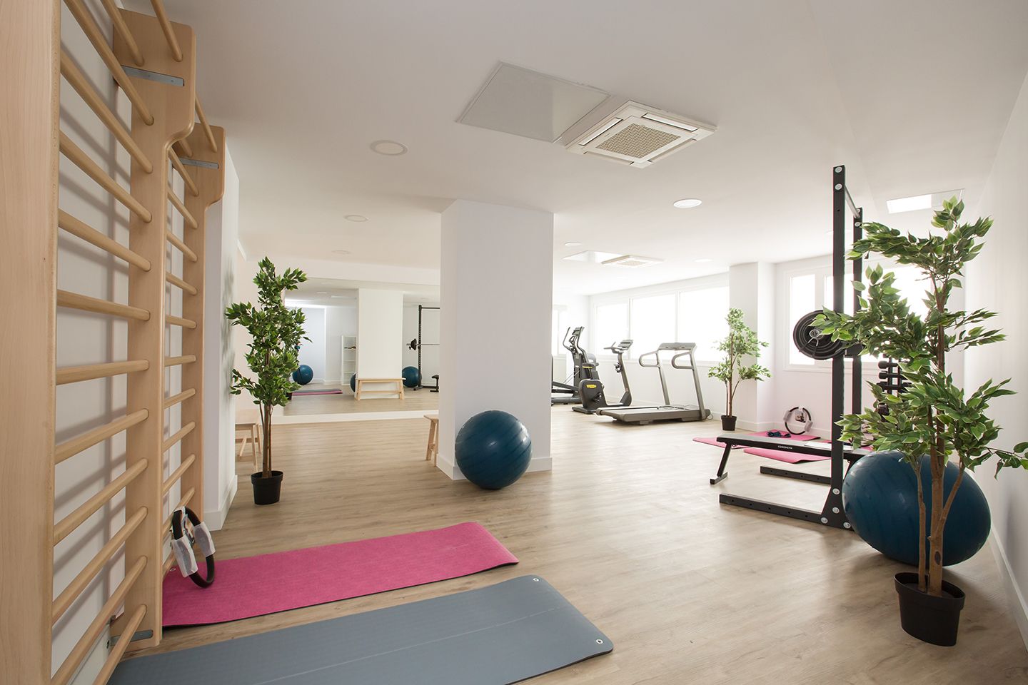 Gimnasio para uso exclusivo de los residentes en la promoción San Andrés Homes.